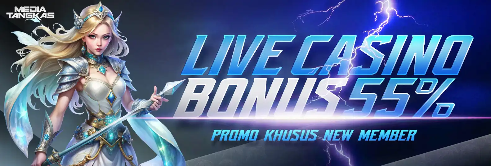 BONUS MEMBER BARU 55% LIVE CASINO